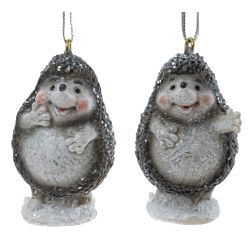 GAEM Фигурка декоративная подвесная "Ёжик", L4 W3 H5 см, 2в.