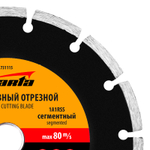 Диск алмазный, отрезной сегментный, 180 х 22.2 мм, сухая резка Sparta