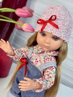 Кукла BERJUAN виниловая, шарнирная 35см Ева (5820)