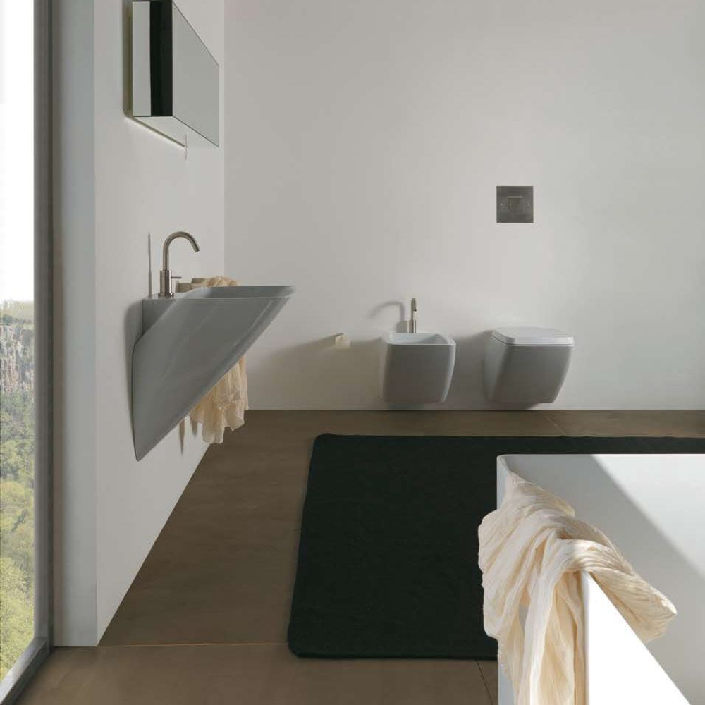 Биде AXA Atmosfere 138 подвесное белое 2402001