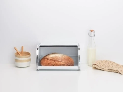 Brabantia Хлебница Roll Top средняя белая
