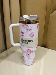 Termos \ Термос Stanley Quencher H2.0 Tumbler Çiçəkli 1.18 L