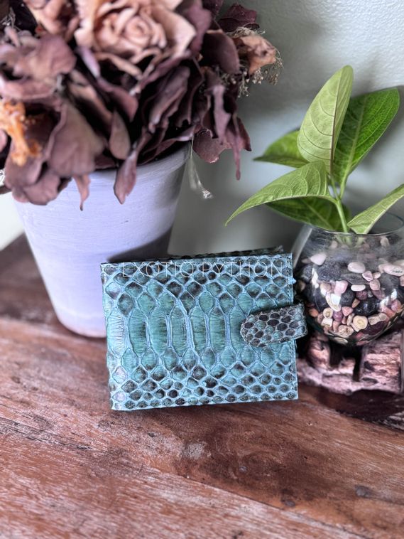 Бифолд кошелек из питона WA-252