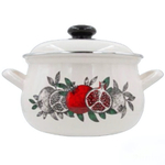 Набор посуды эмалированной «Цвет граната» С-129АП2/4Жм