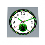 Светящиеся настенные метеочасы,  RST77729, плавный ход, 25x25см