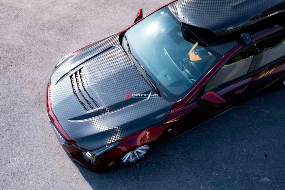 Карбоновый капот для Cadillac CT5 Рестайлинг 2024+ Кадиллак