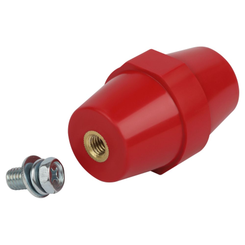 Изолятор ЭРА NO-224-154 SM-76 с болтом (Н76хD50мм М10) 25кВ | Шинные изоляторы и шинодержатели