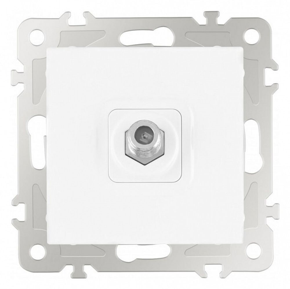 ТВ-розетка без рамки Arte Milano am-206 206.42-1.white