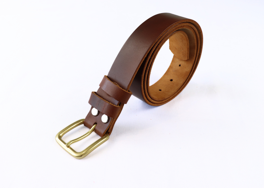 Ремень коньяк №2