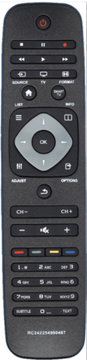 Пульт HUAYU для TV PHILIPS RC242254990467