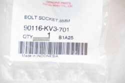90116-KV3-701. BOLT, SOCKET, 8MM (SHOWA)