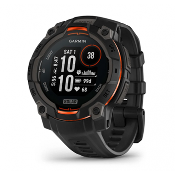 Умные часы Garmin Instinct 3 Solar 45 mm Black with Black Band