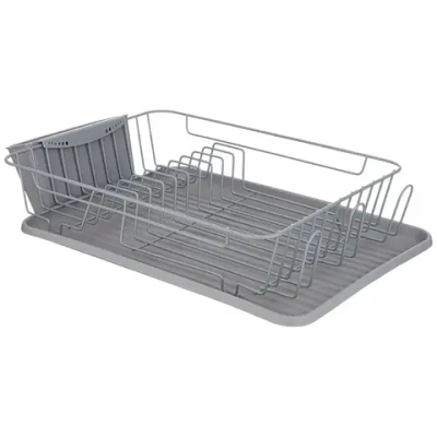 Сушилка для посуды, Серая 42,5*30,5*10 см