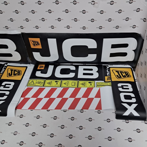 Комплект наклеек "JCB 3CX" | Аналог