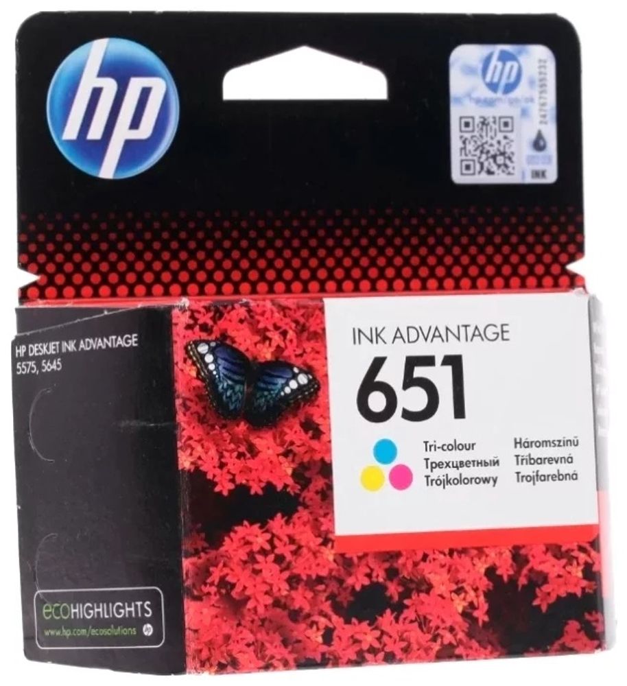 Картриджи HP C2P11AE 651 многоцветный