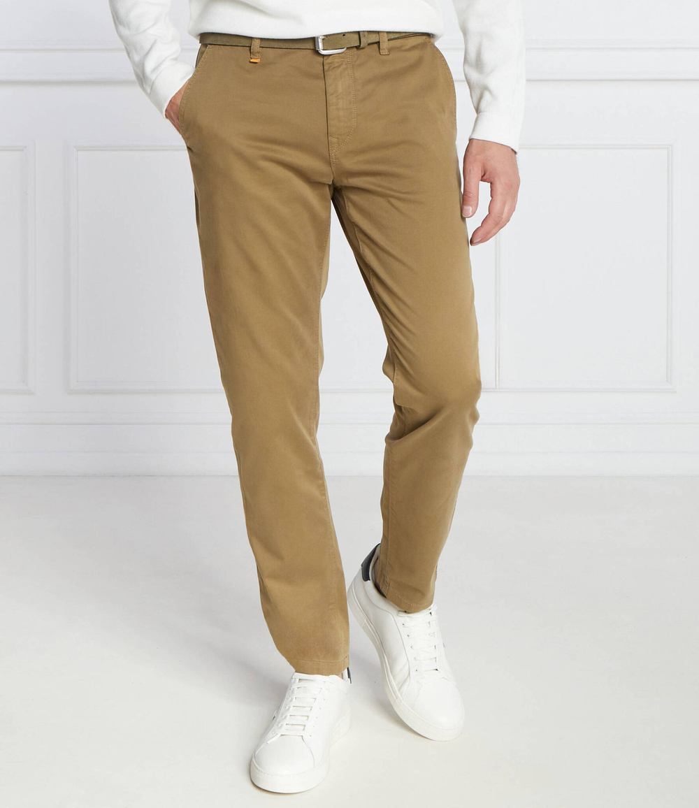 Чиносы SCHINO TABER BOSS ORANGE - коричневый(50470797)