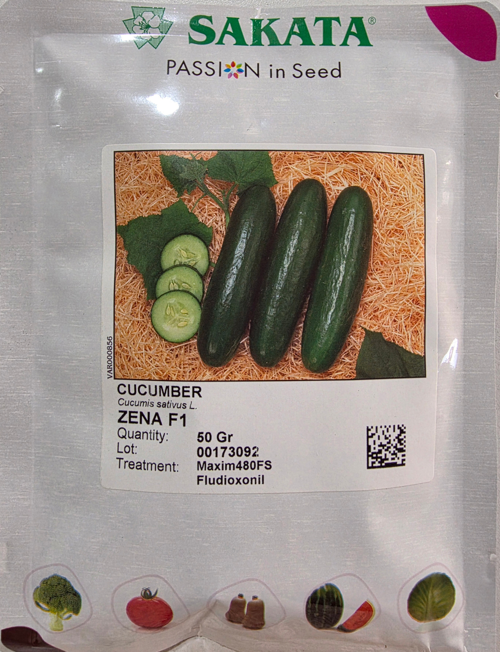 Огурцы гладкие Зена F1 - Zena F1 50гр
