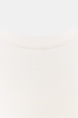 ZARA ФУТБОЛКА С ДЛИННЫМИ РУКАВАМИ И ВЫШИВКОЙ, ЭКРЮ