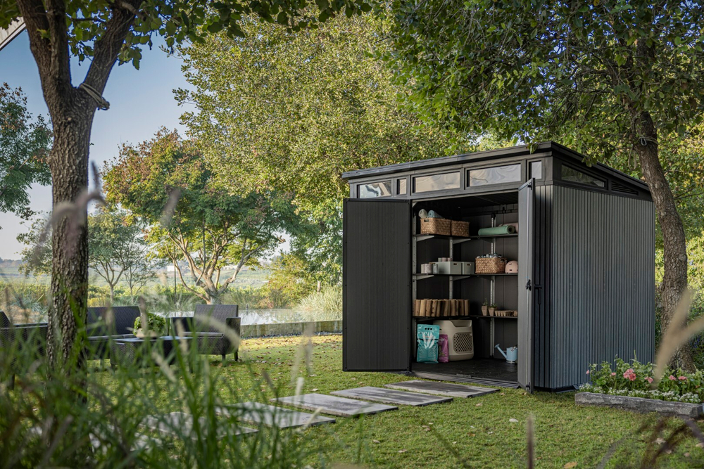 Садовый сарай Keter Signature Vertical Pent 9x7 grey