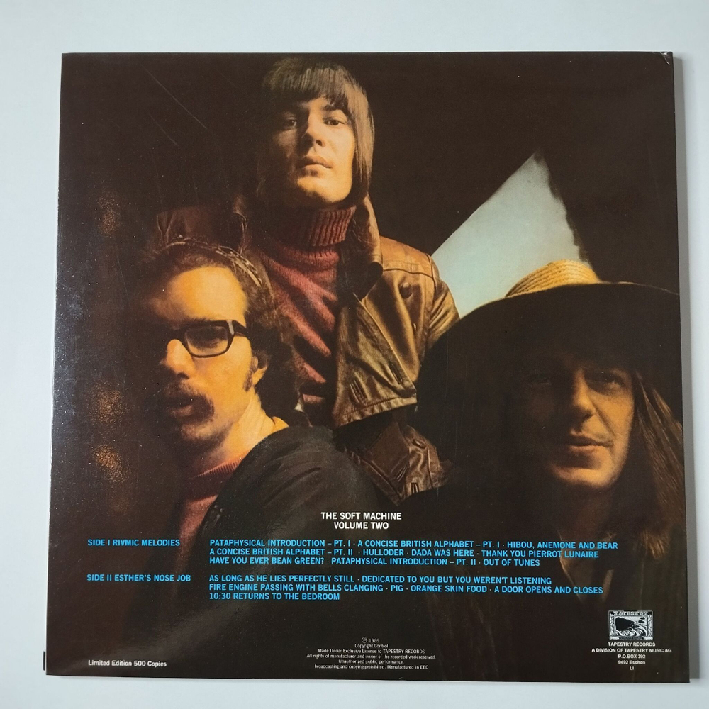 Винтажная виниловая пластинка LP Soft Machine Volume Two (EU 2009)