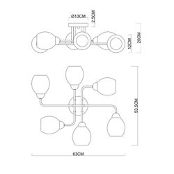 Потолочная люстра Arte Lamp