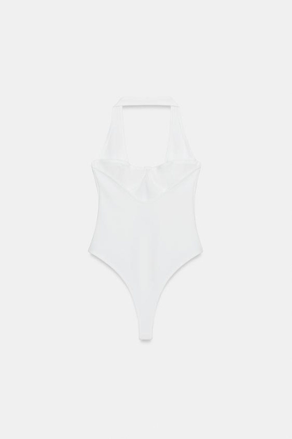БОДИ С ЭЛАСТИЧНОЙ СЕТЧАТОЙ СТРУКТУРОЙ - ZARA