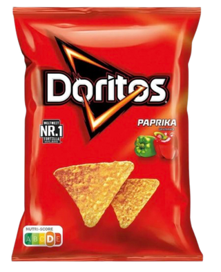 Чипсы кукурузные Doritos со вкусом паприки