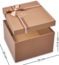 WF-192-B Набор коробок из 3 шт, коричневый