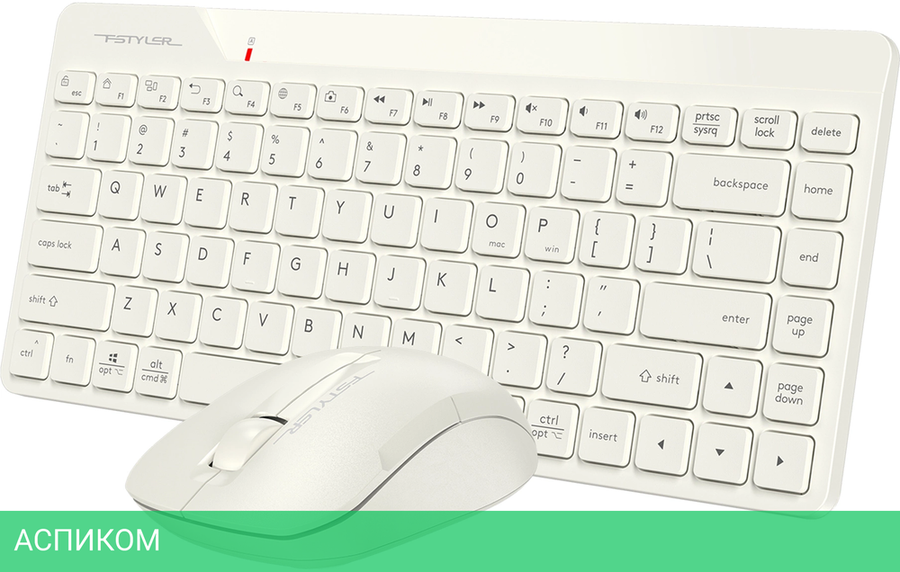 Набор периферии A4Tech Fstyler Air2 бежевый (FG2200)