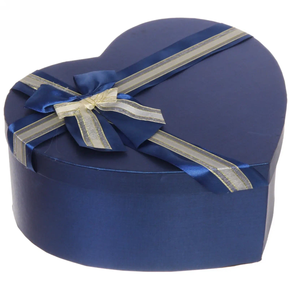 Коробка подарочная «Момент», цвет синий, 27*23*11.7 см