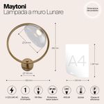Настенный светильник (бра) Maytoni MOD327WL-L5BS3K1
