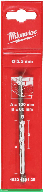 Сверло Milwaukee DIN 8039 5.5x100 (4932480128)