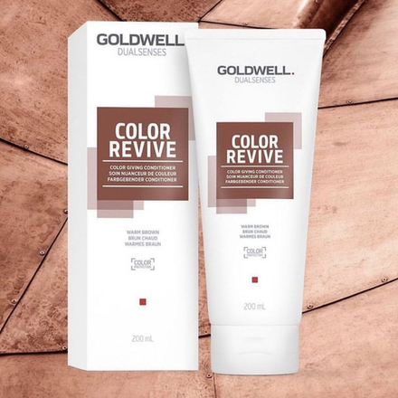 Goldwell Dualsenses Color Revive - Тонирующий кондиционер для обновления цвета теплый коричневый 200 мл