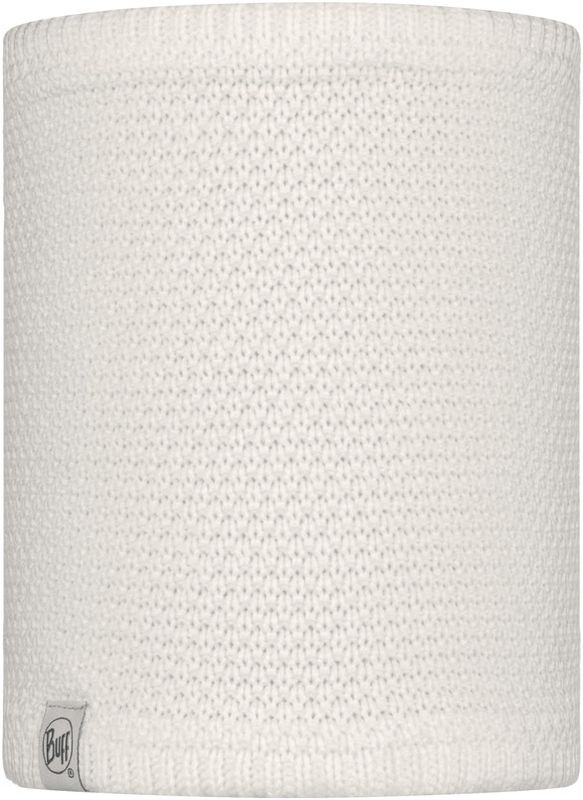 Вязаный шарф-труба с флисом детский Buff Neckwarmer Knitted Polar Nina White Фото 1