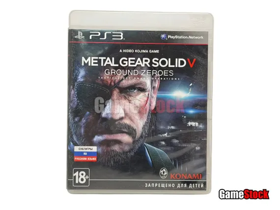 PS3 Metal Gear Solid V: Ground Zeroes (Б/У, Русские субтитры, BLES-01971)