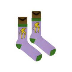 Носки BOOMERANGS Мышь, сиреневый