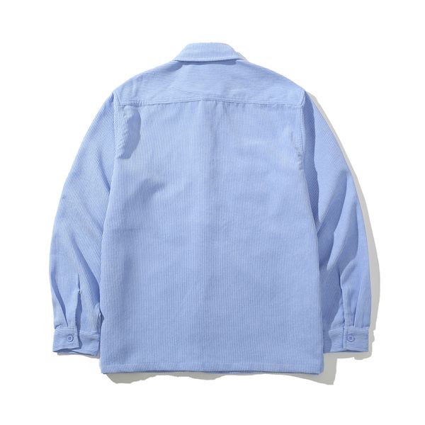 Рубашка Velvet Button Сиреневая - фото 2