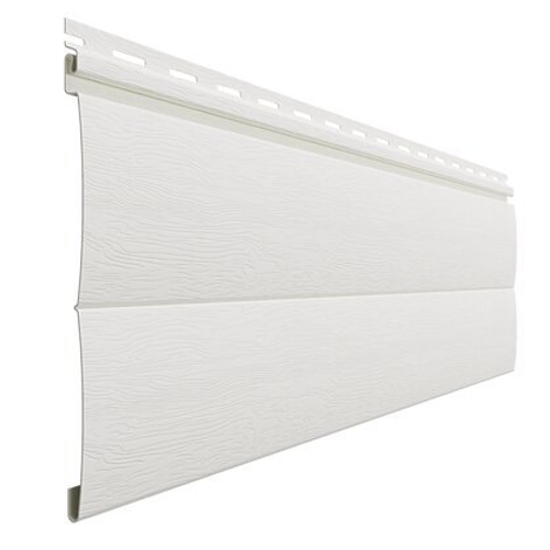 Классический сайдинг Блок-хаус Белый