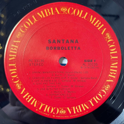 Винтажная виниловая пластинка LP Santana Borboletta (USA 1974)