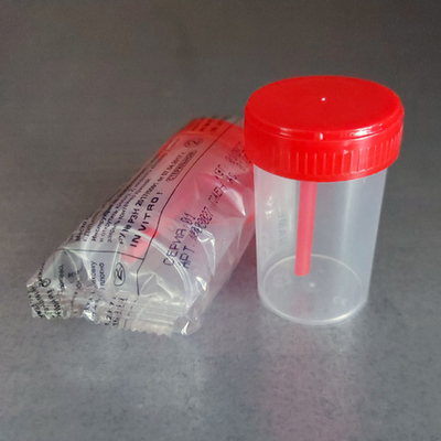 Сосуд-контейнер д/кала пласт. 60мл, стерил., с крышкой и с лопаткой, шт.