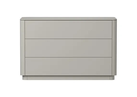 Комод Tammi 3 ящика ширина 120 см (серо-бежевый)