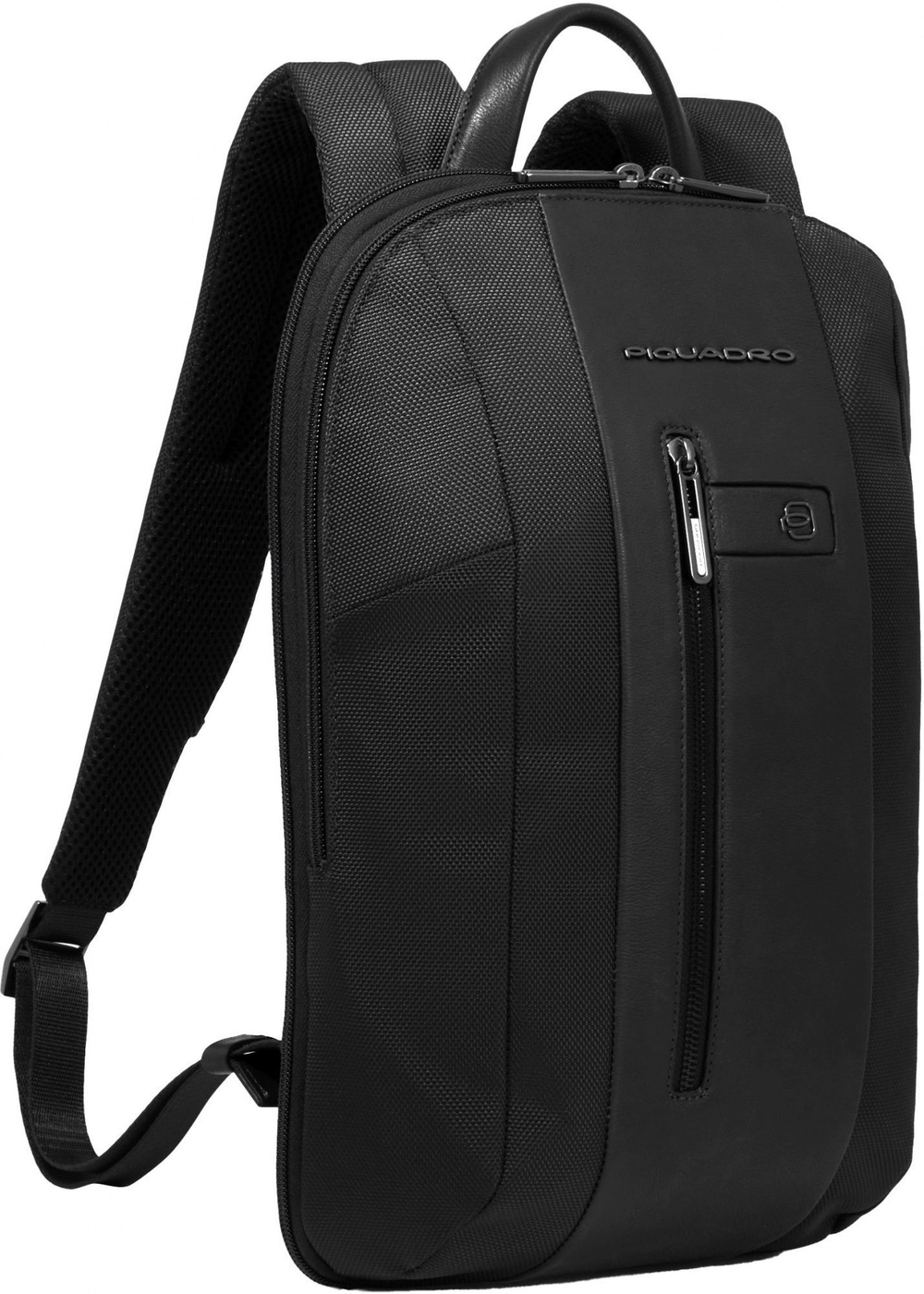 Рюкзак Piquadro Brief2 CA6383BR2/BLU темно-синий нейлон/натуральная кожа