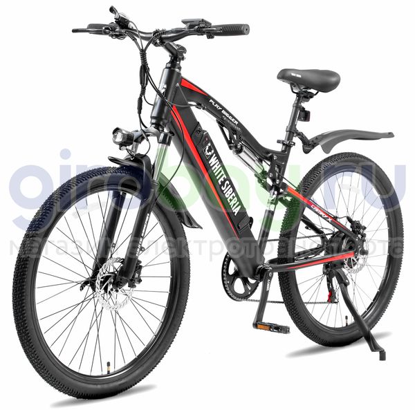 Электровелосипед WHITE SIBERIA CAMRY X 500W (матовый черный) фото №1