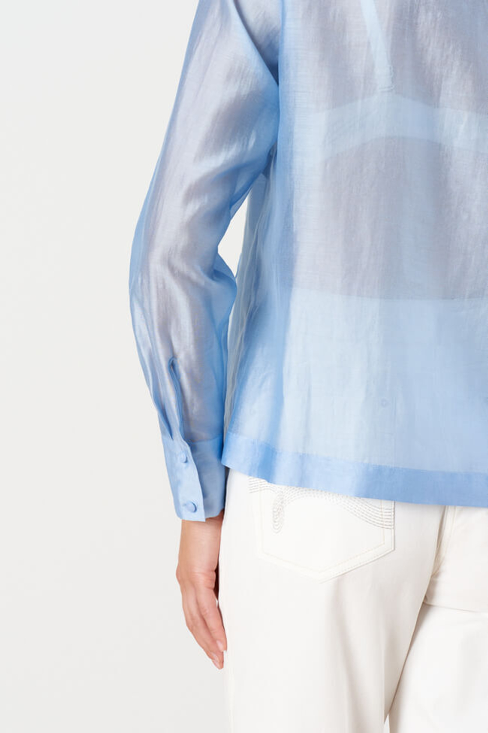 23218 Блузка женская (небесно-голубой)