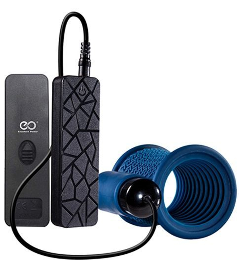 Синий вибромастурбатор TREMBLE STROKER (Цвет: синий)