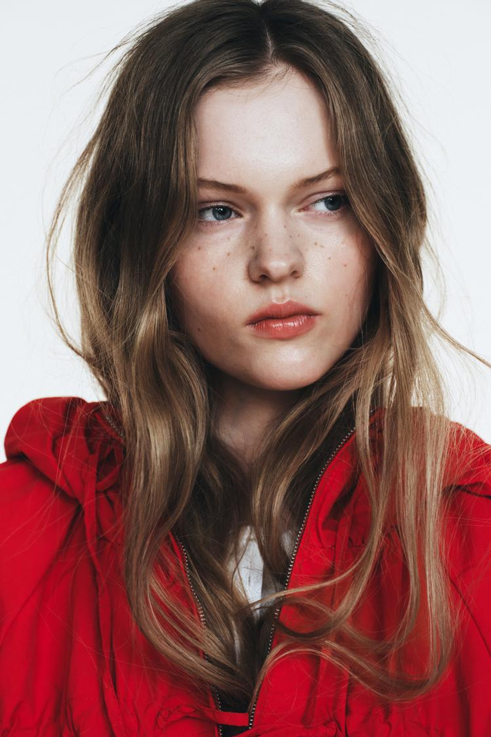 ZARA НЕЙЛОНОВАЯ КУРТКА С ЗАВЯЗКАМИ, КРАСНЫЙ