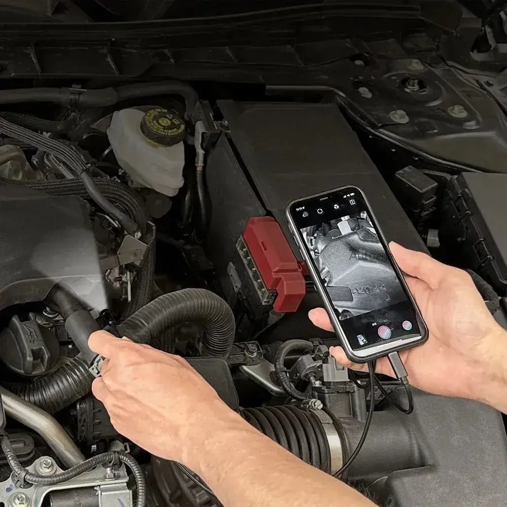 Эндоскоп гибкая камера для айфона (Iphone) Lightning с подсветкой 2м Орбита OT-SME18