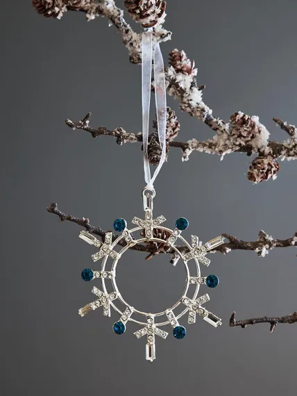 Набор из 4 украшений, 10 см, бусины