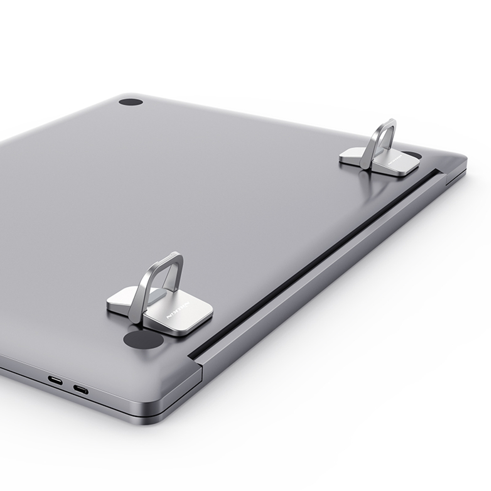 Портативная подставка от Nillkin серебристого цвета для ноутбука, серия Bolster Portable Stand