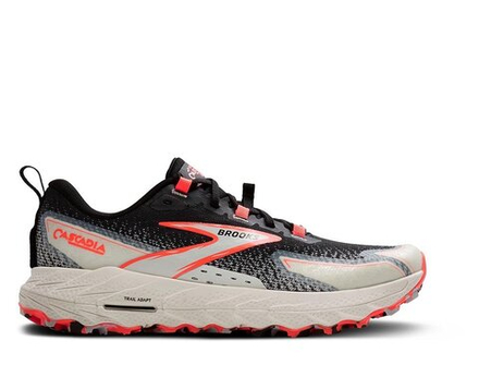 Кроссовки для бега женские Brooks Cascadia 18 W Черно-Коралловые